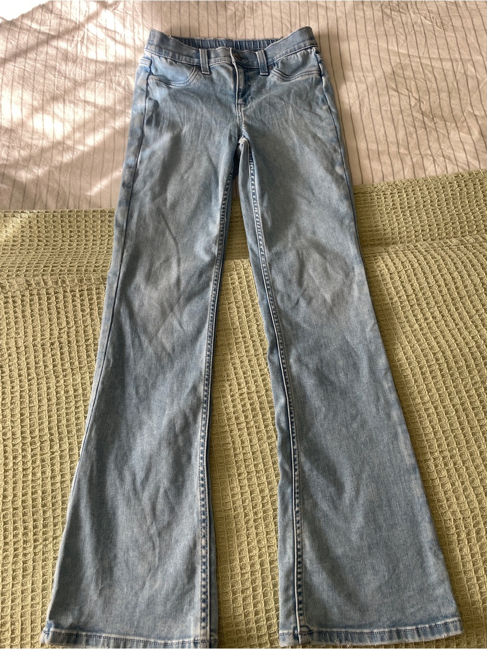 aerie Light Wash Flare Jeans